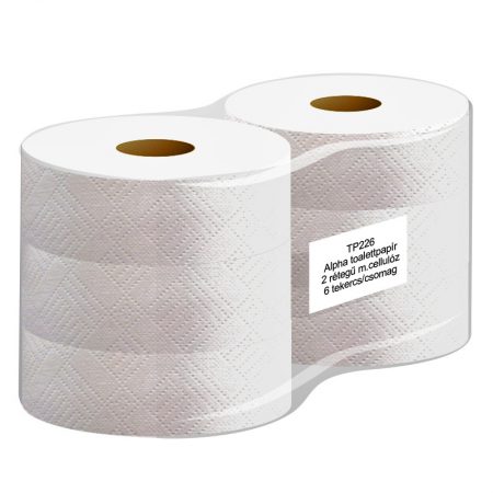 Kétrétegű nagytekercses toalettpapír ø 26cm